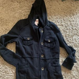 Black Button Up Jacket